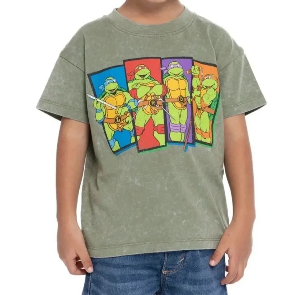 Teenage Mutant Ninja Turtles Green Short Sleeve Crewneck Tee 12 Months